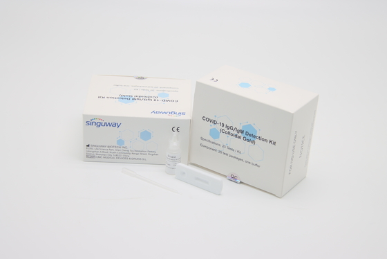 예술 혈액 샘플 Hiv 뎅기열 NS1 신속 시험 장비 고감도