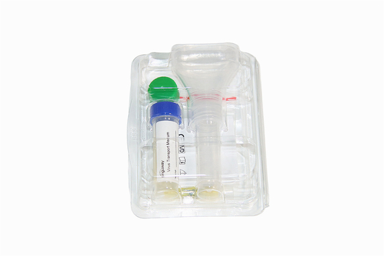 무균 면봉 튜브 RNA DNA 수집 키트 침을 샘플링하는 투명한 버릴 수 있는 침