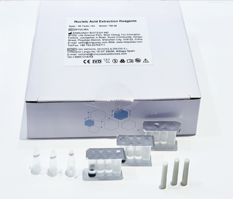 작은 추출기를 위한 4 샘플 DNA RNA 핵산 추출 장비 차단