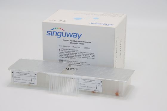 유일한 버퍼 시스템 바이러스 dna 추출 키트 플라스틱 높은 순수한 RNA 격리 키트 CE